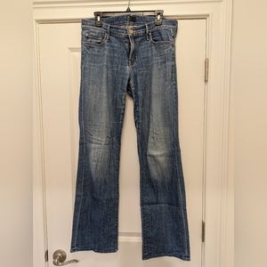 Mother relaxed fit medium wash jeans